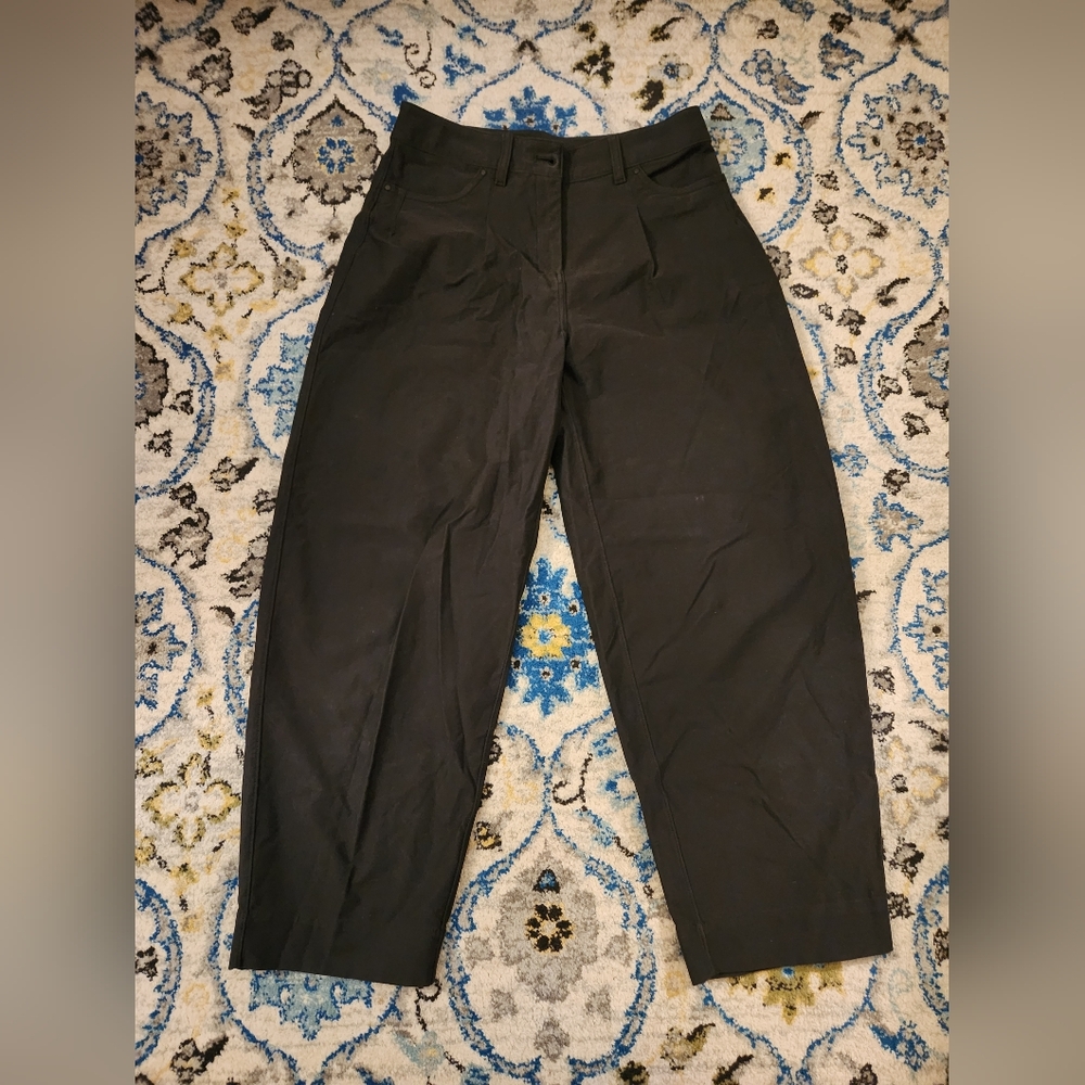 Lululemon City Sleek Utilitech Barrel Leg Pants 28 Black